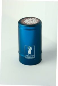 Capsule Lyscap Bleu Logo VI Blanc CRD 75cl